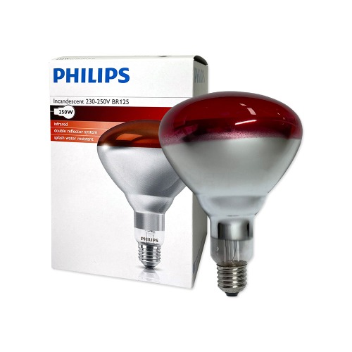 필립스 적외선 전구 IR 250W 보온등 조사기 램프